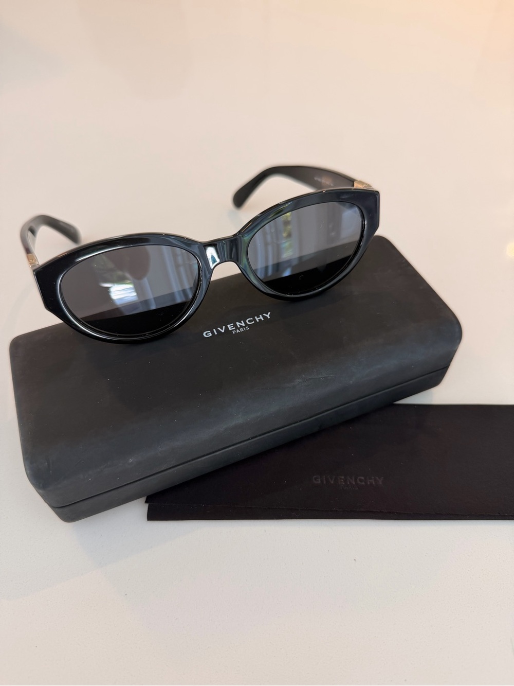 Givenchy Black Cat-Eye Sunglasses - Women's